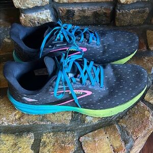 Brooks athletic running shoes.